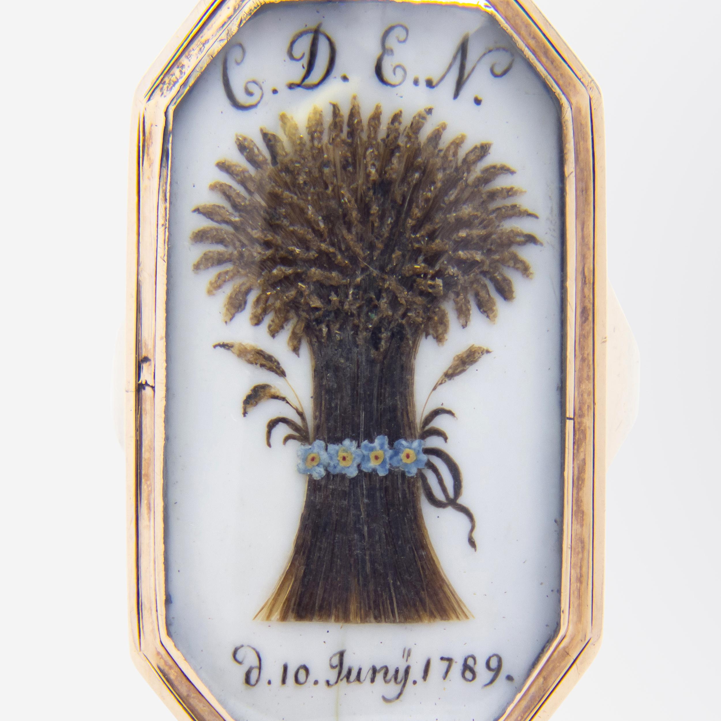 18th Century 'Catalan' Mourning Ring For Sale 1