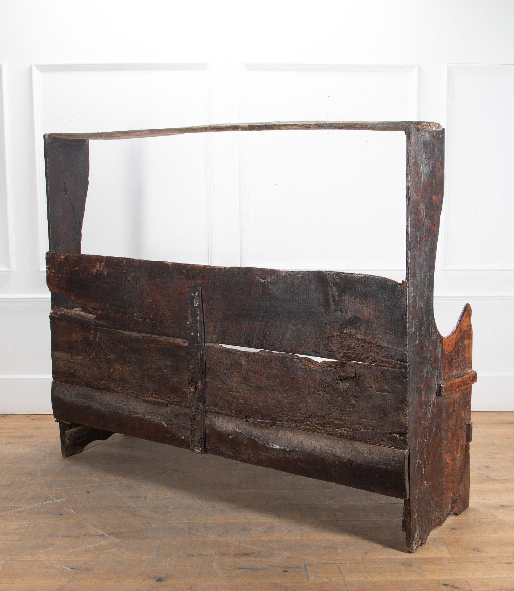 Folk Art 18th Century Catalan Settle Bench For Sale