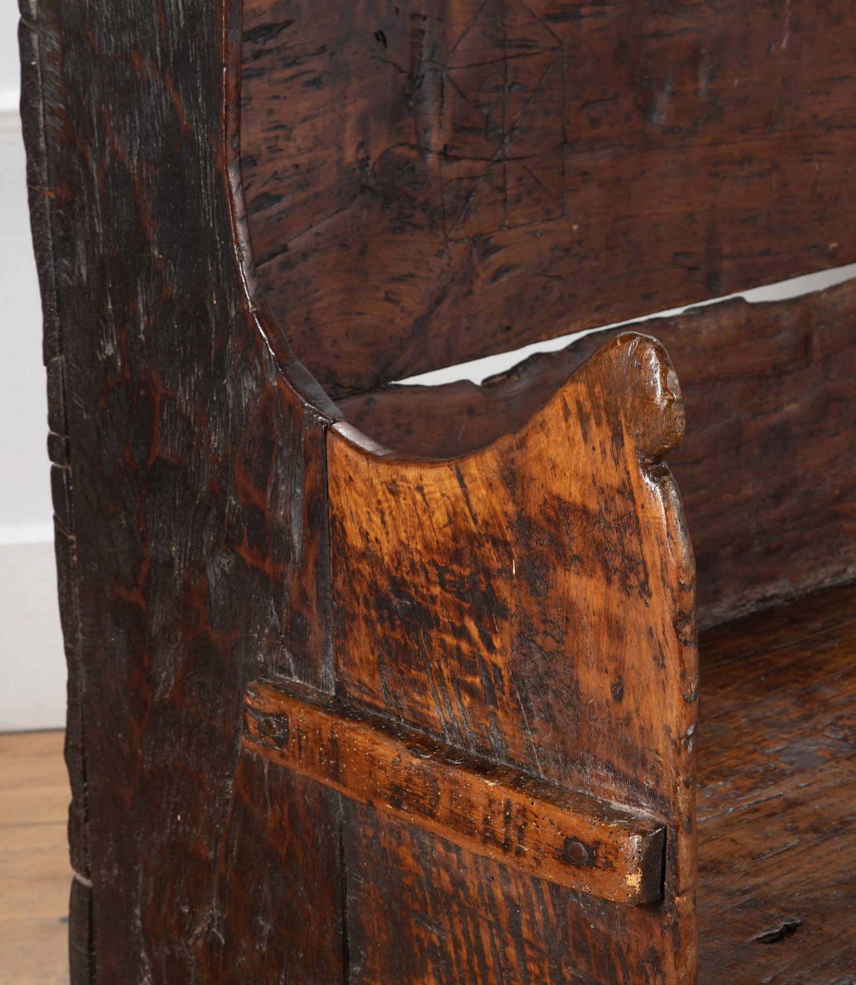 Walnut 18th Century Catalan Settle Bench For Sale
