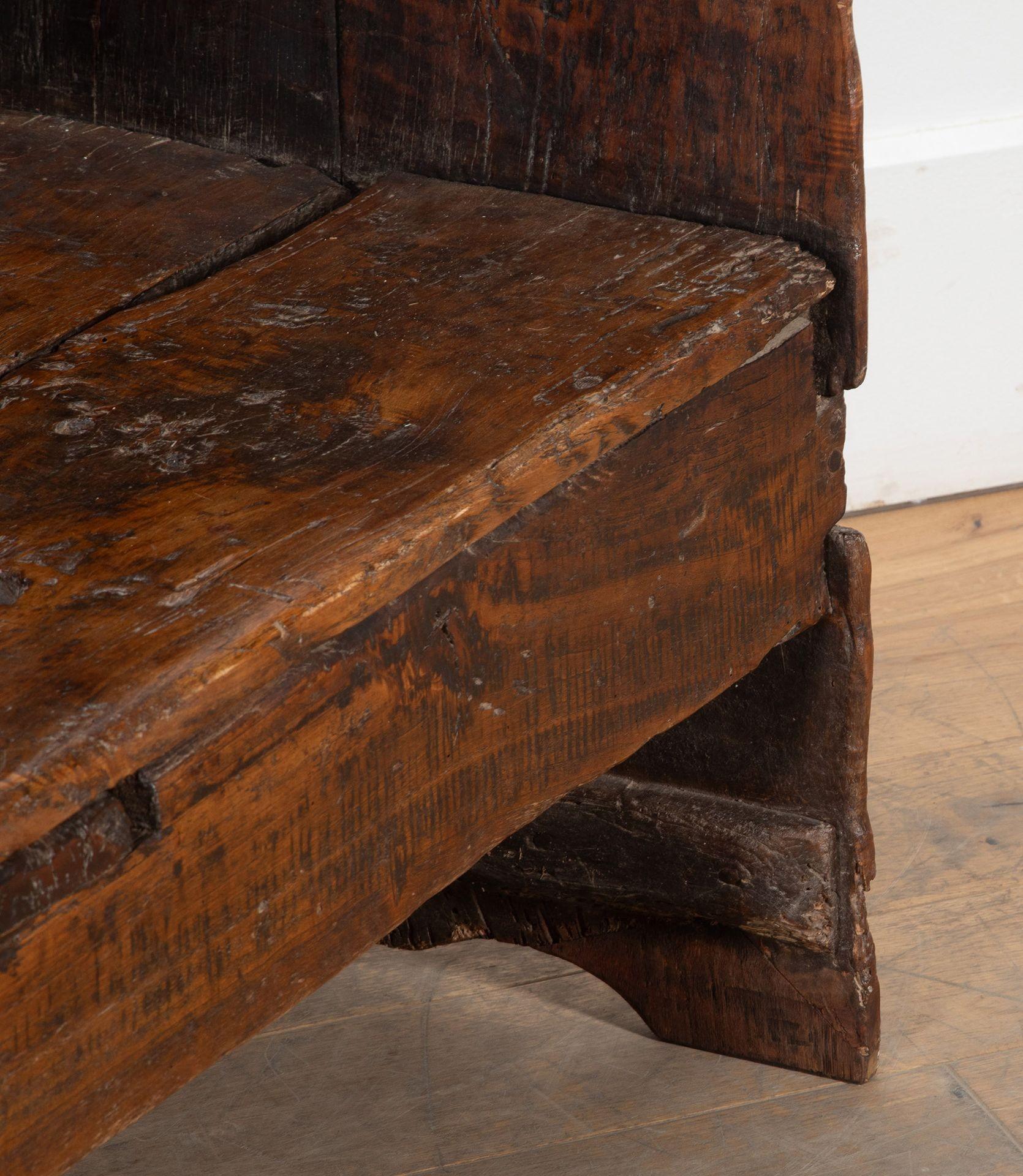 18th Century Catalan Settle Bench For Sale 2