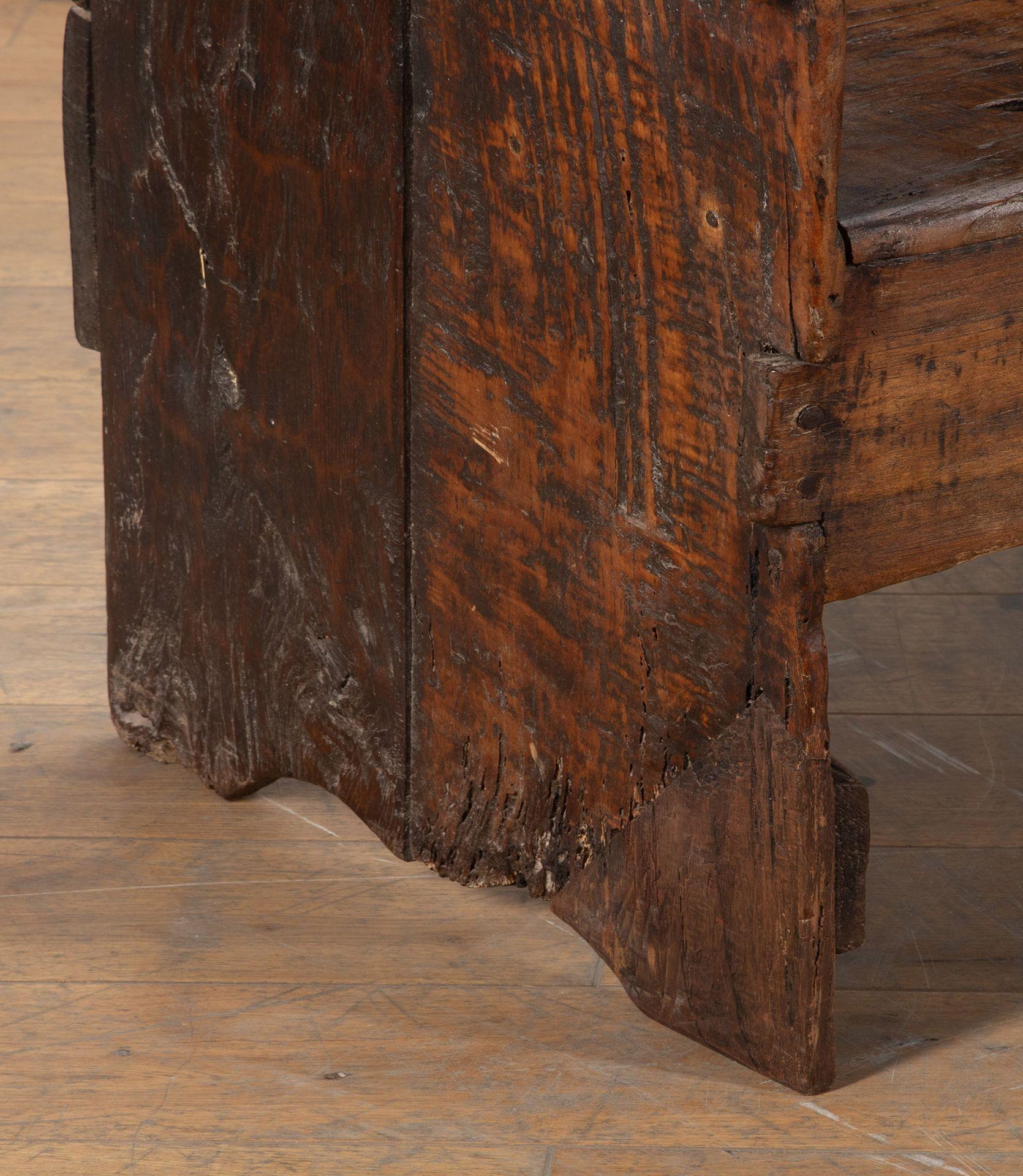 18th Century Catalan Settle Bench For Sale 3