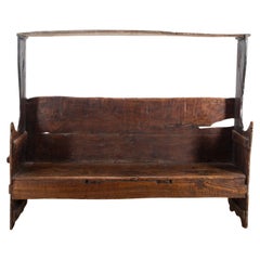 Banco de asiento catalán del siglo XVIII