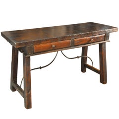 18th Century Catalan Writing Table, Console