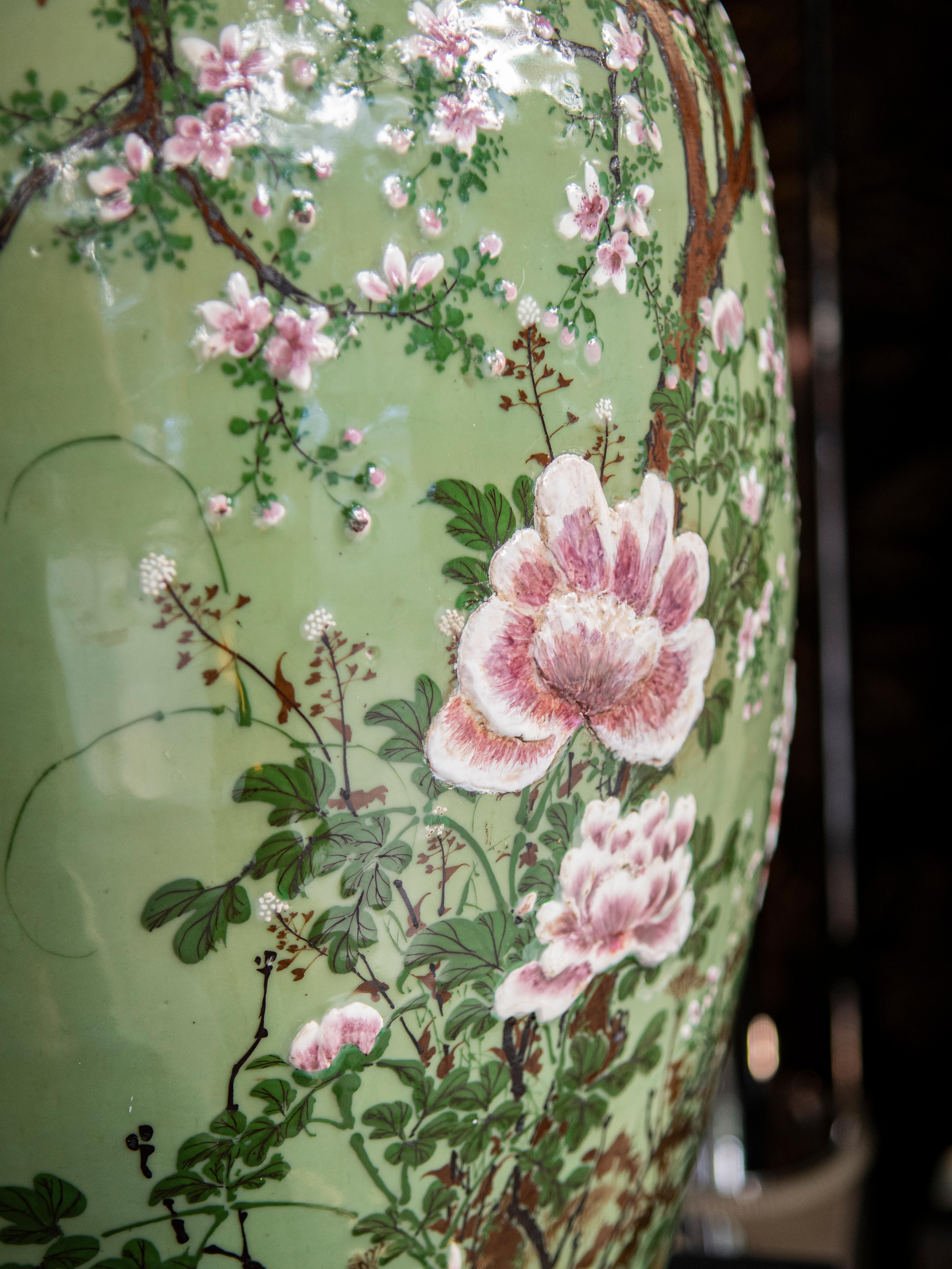 18th Century Celadon Seto Ware Vase 4