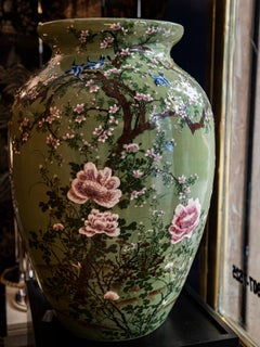 18th Century Celadon Seto Ware Vase