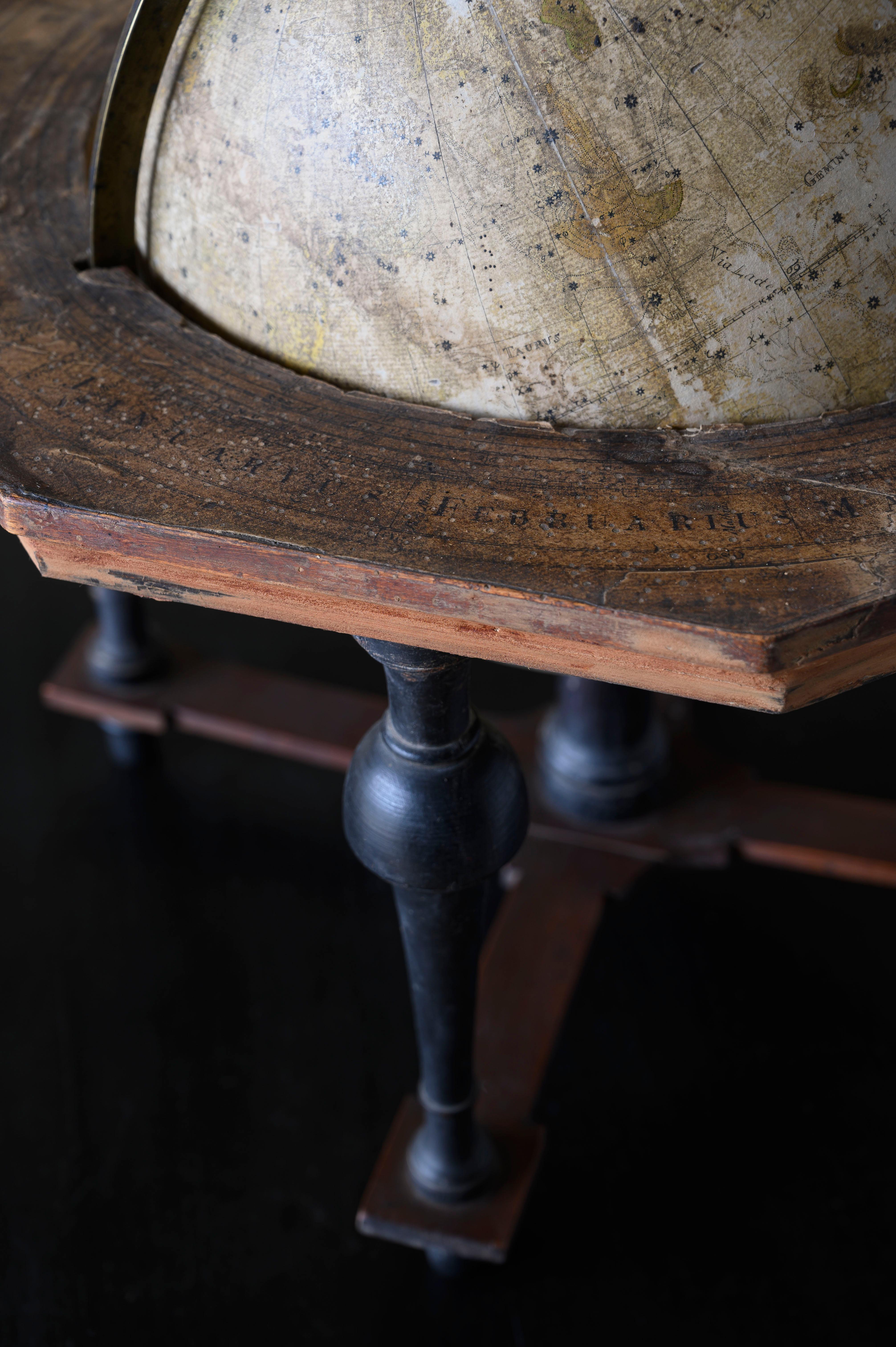 Brass 18th Century Celestial Globe For Sale