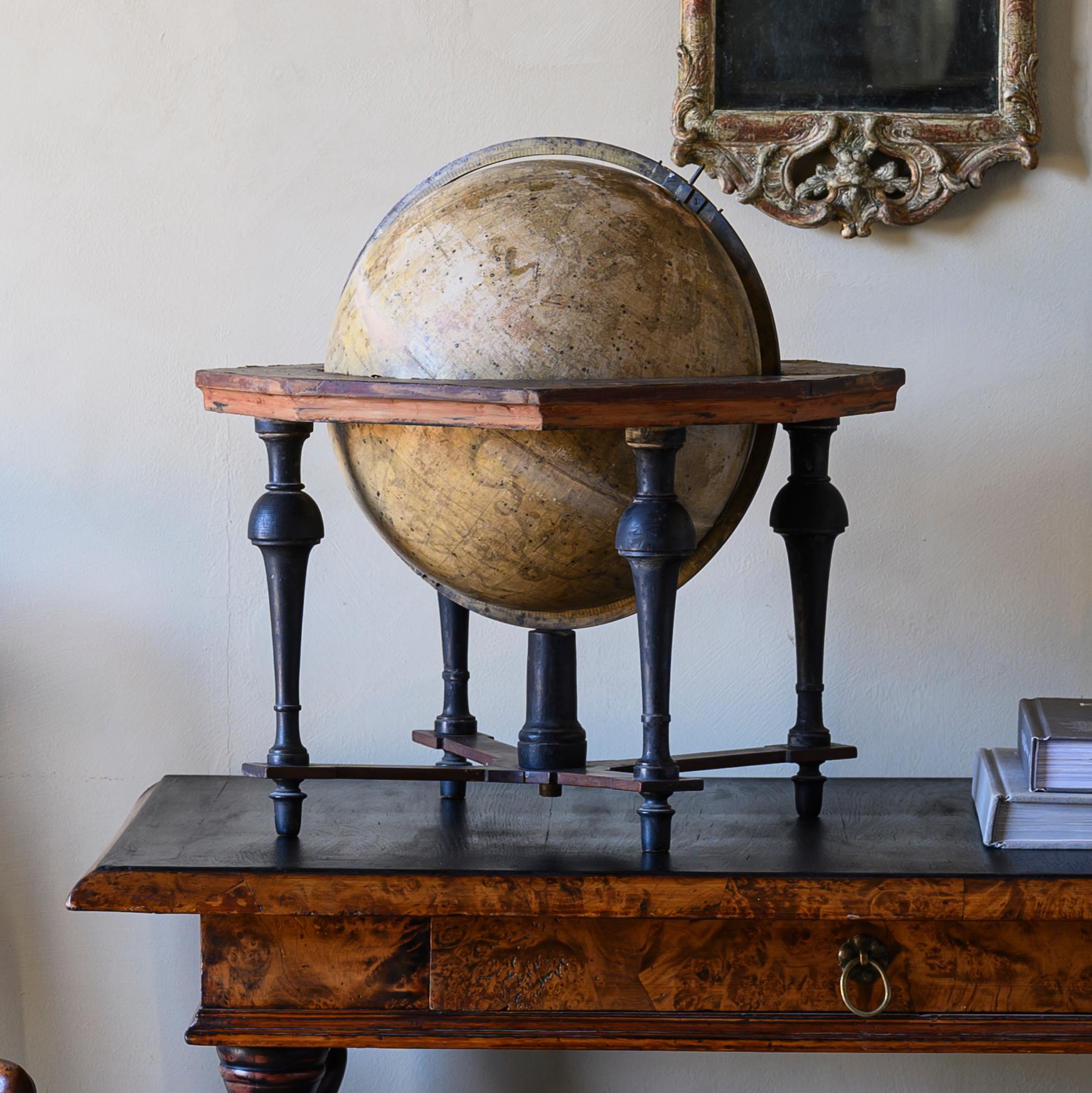 Celestial Globe aus dem 18. Jahrhundert (Schwedisch) im Angebot