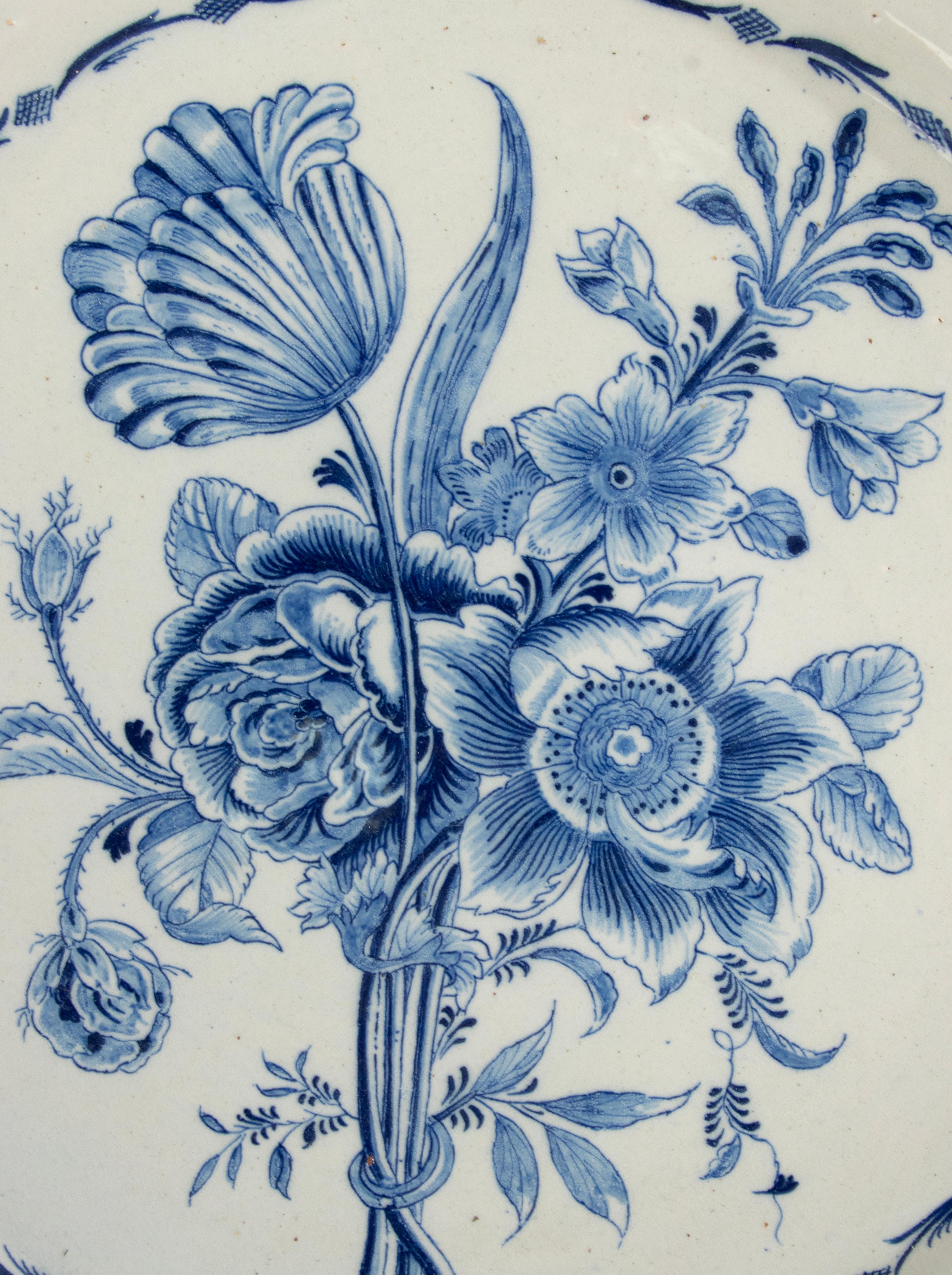 18th Century Ceramic Delft Wall Plate  For Sale 9