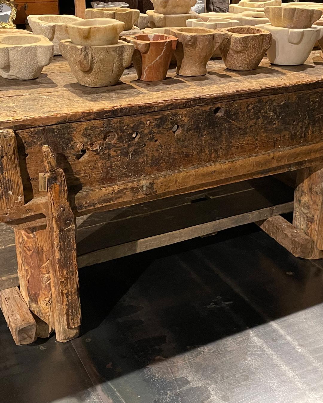 18th Century Ceramic's Atelier Table  For Sale 2