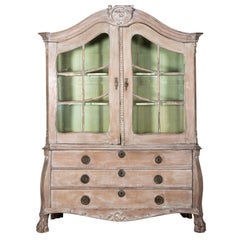 18th Century Cerused Dutch Cupboard