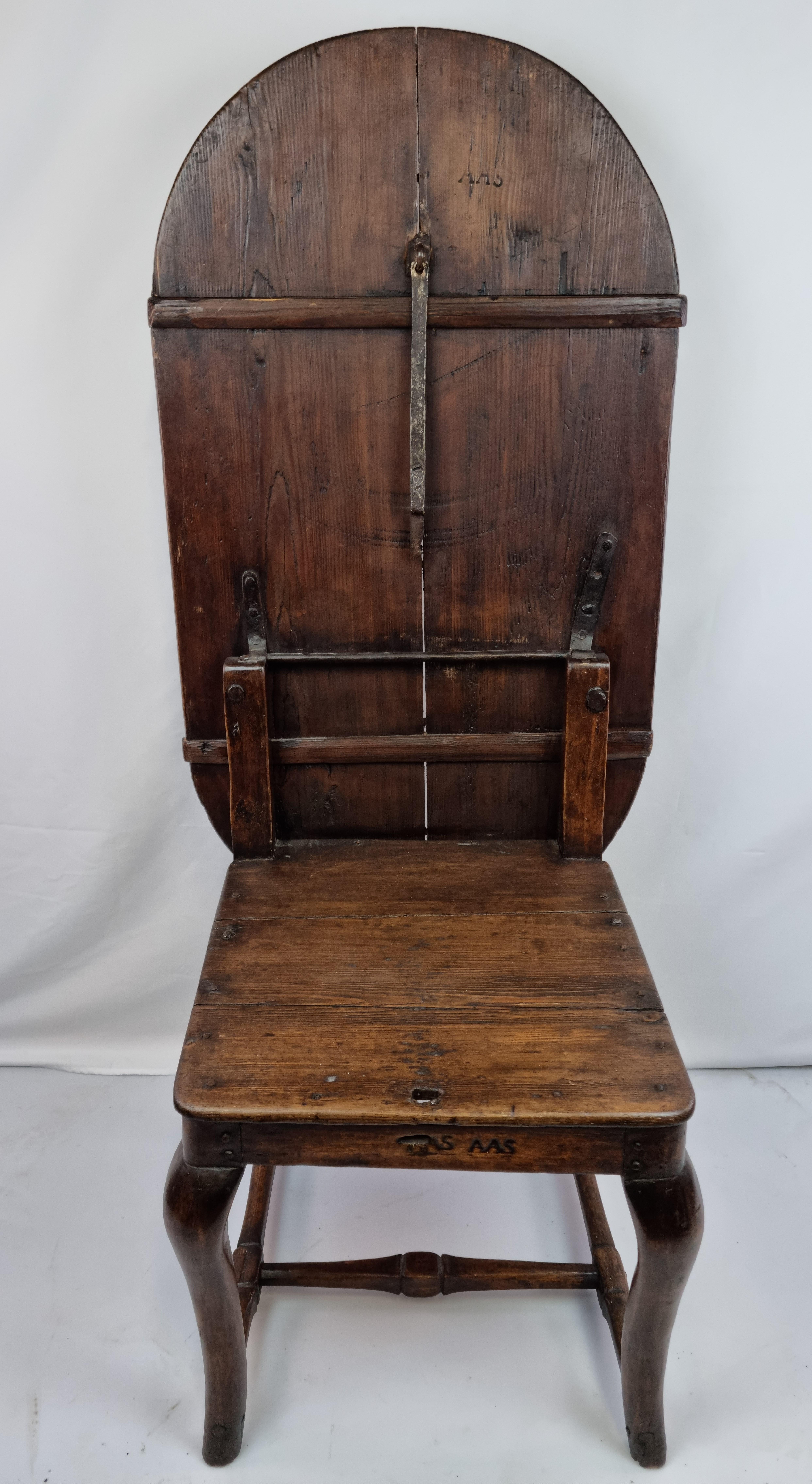 18th Century Chair-Table For Sale 7