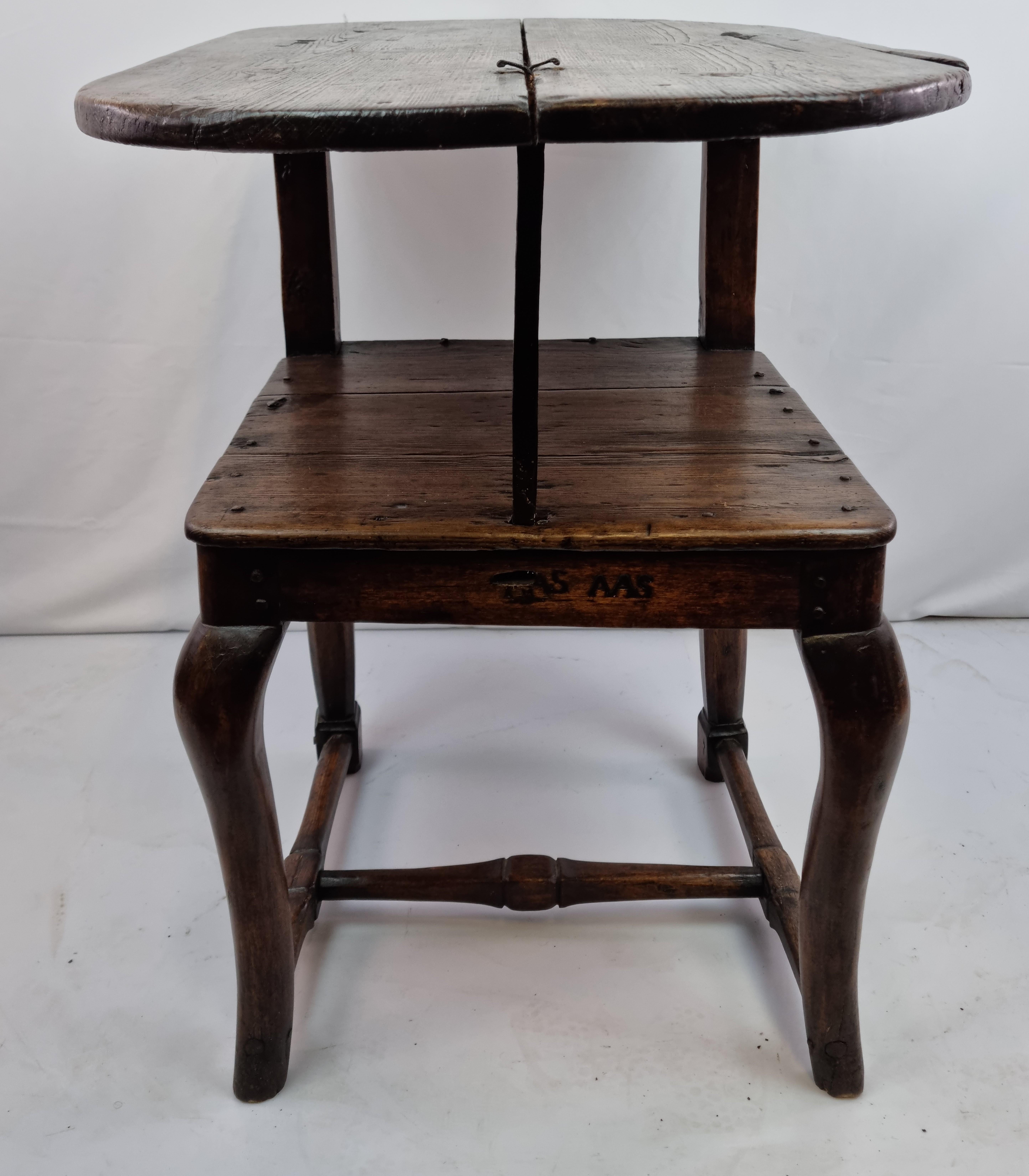 18th Century Chair-Table For Sale 9