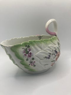 Saucière en forme de laitue de Chelsea-Derby du 18e siècle, vers 1760