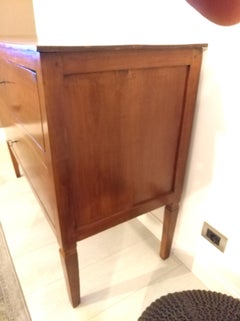 18th Century Cherrywood Chest of Drawers, Tuscany Louis XVI Italian Furniture