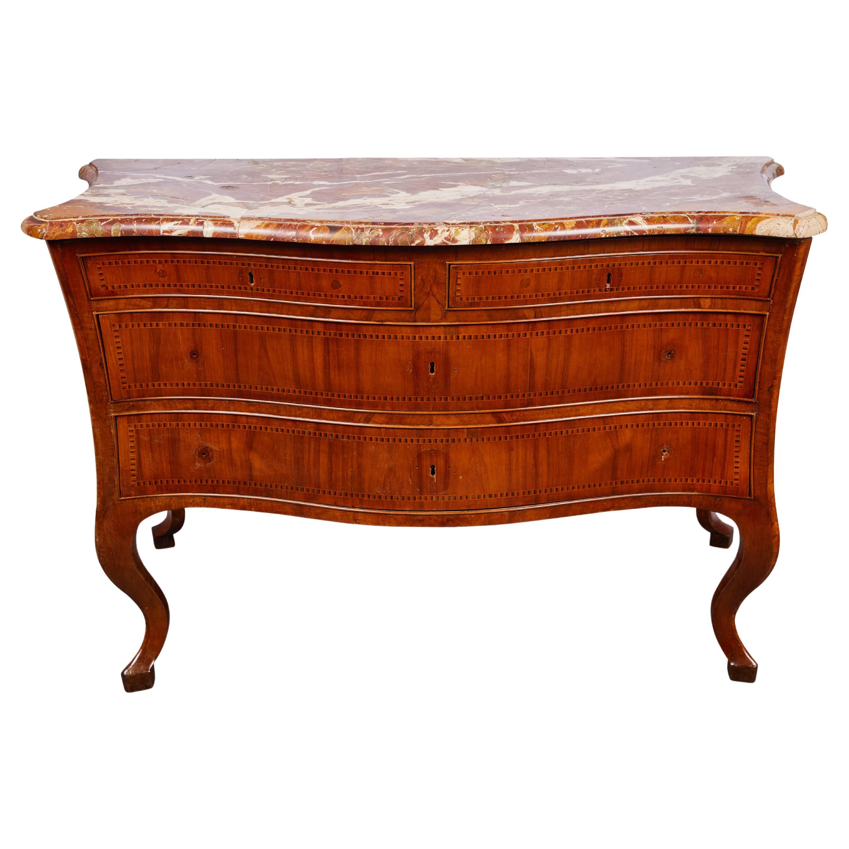 18th Century Cherry Wood Commode For Sale