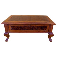 Cherry wood and native wood box from the 18th century