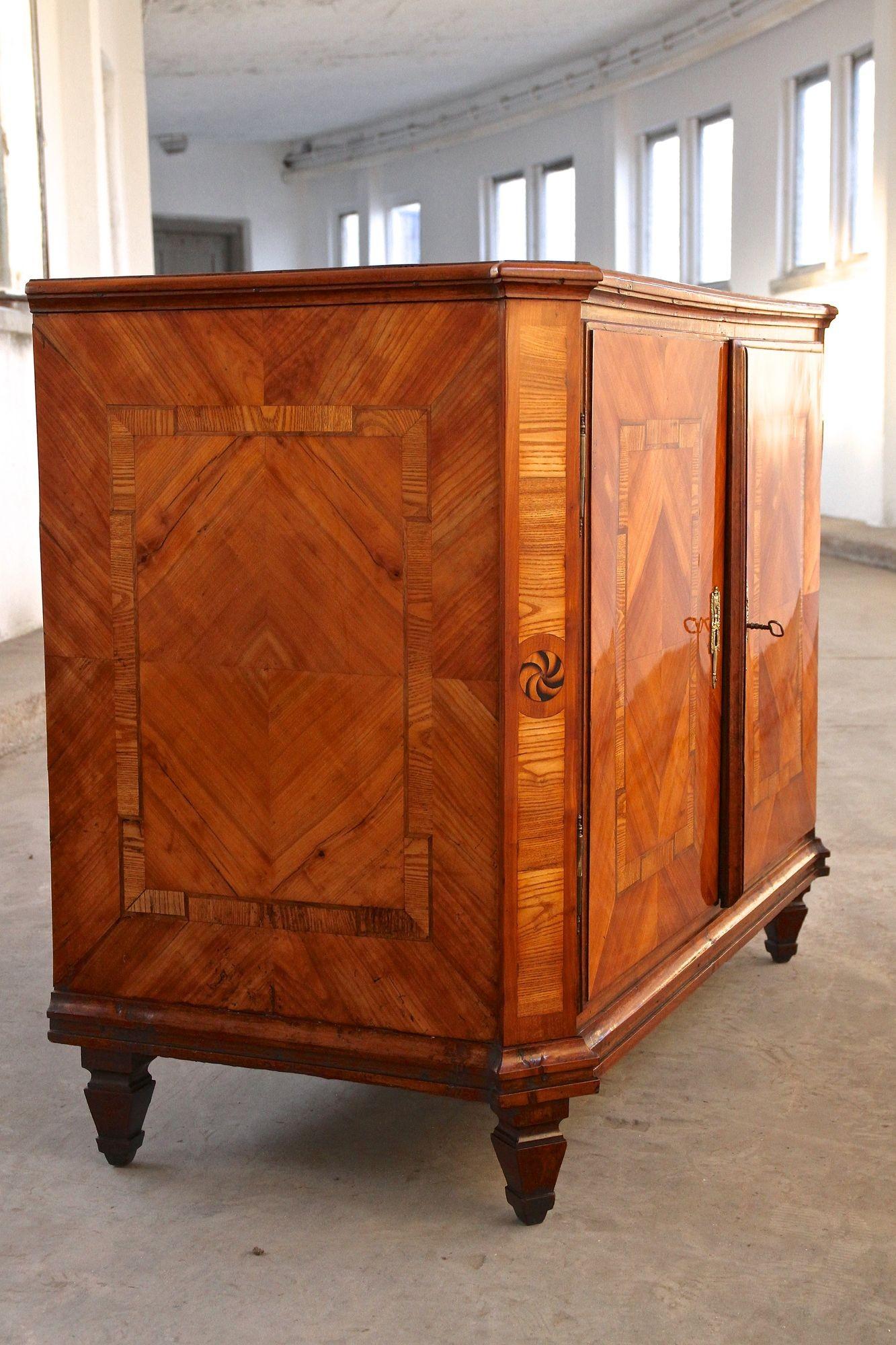 18th Century Cherrywood Half Cabinet/ Sideboard, Josephinism Era, AT circa 1780 8