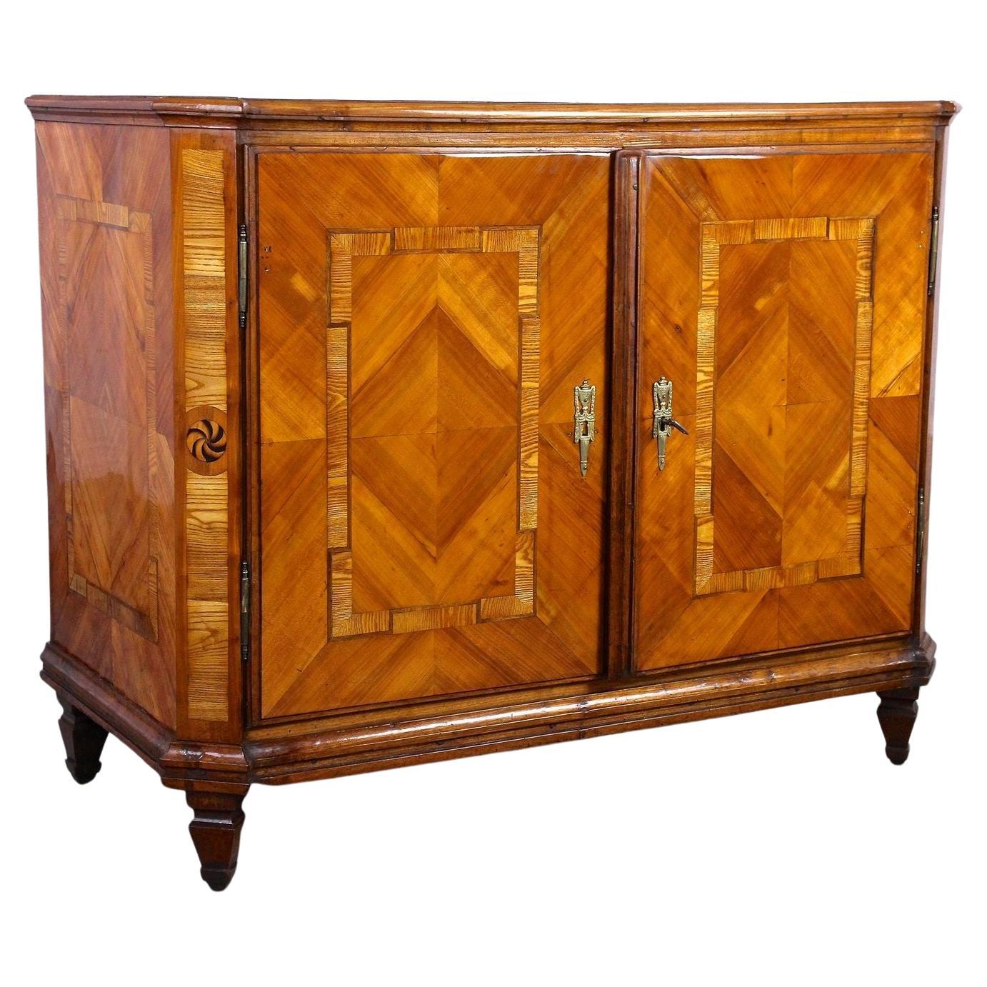 18th Century Cherrywood Half Cabinet/ Sideboard, Josephinism Era, AT circa 1780 For Sale