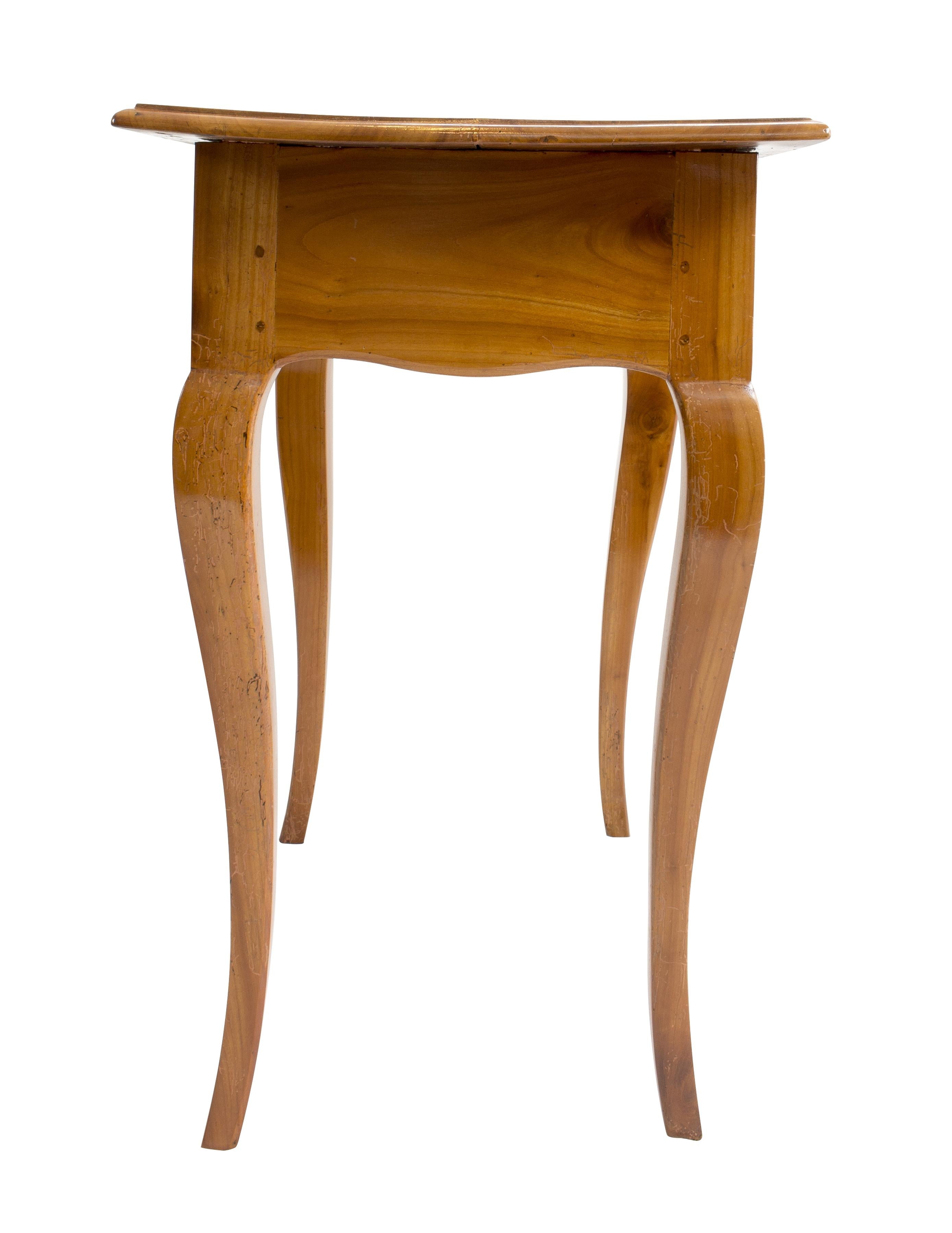 18th Century Cherrywood Louis XV Side Table 1