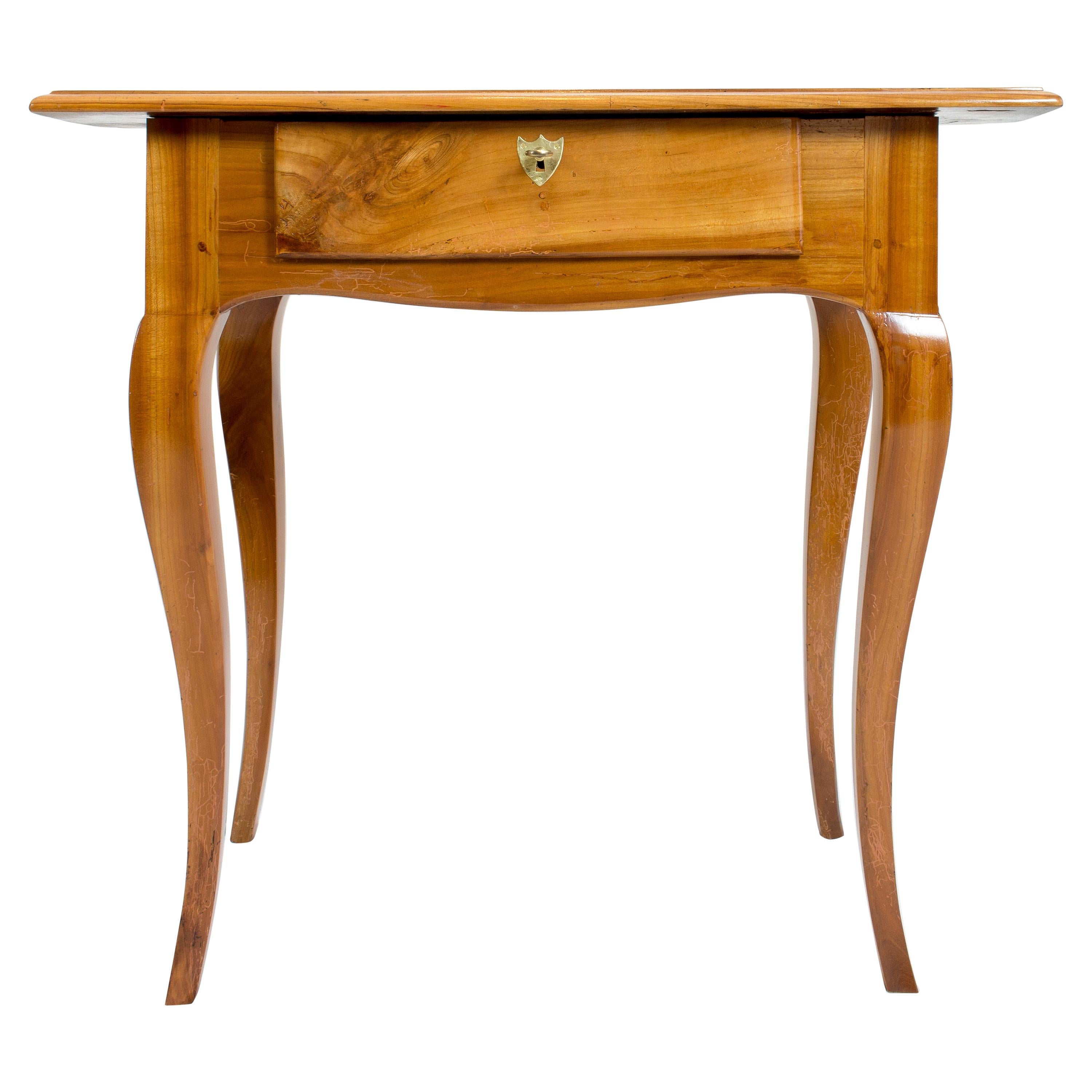 18th Century Cherrywood Louis XV Side Table