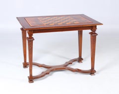 18th Century Chess and Backgammon Gametable, Walnut, Louis XVI circa 1780