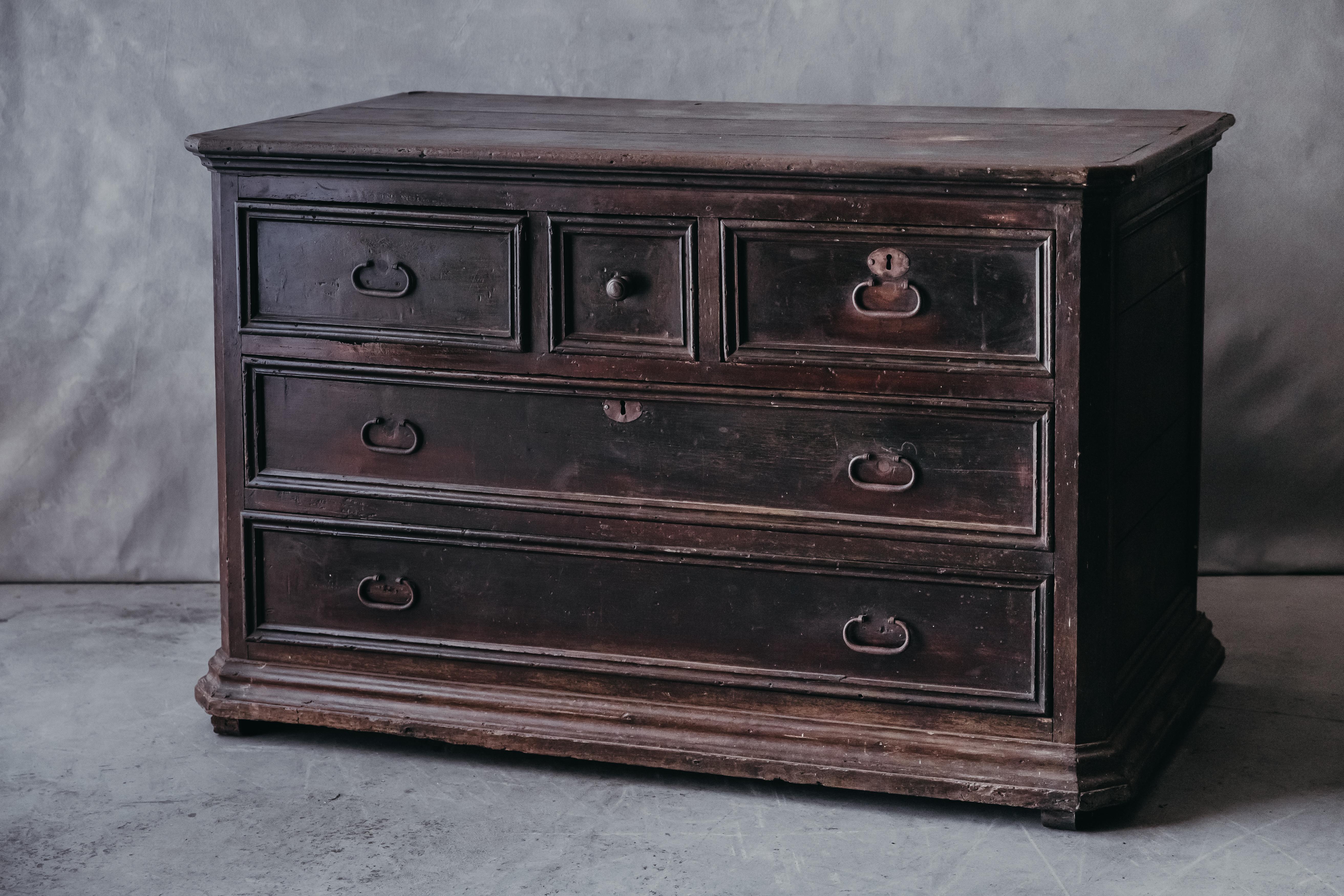 European 18th Century Chest of Drawers from Italy, circa 1750