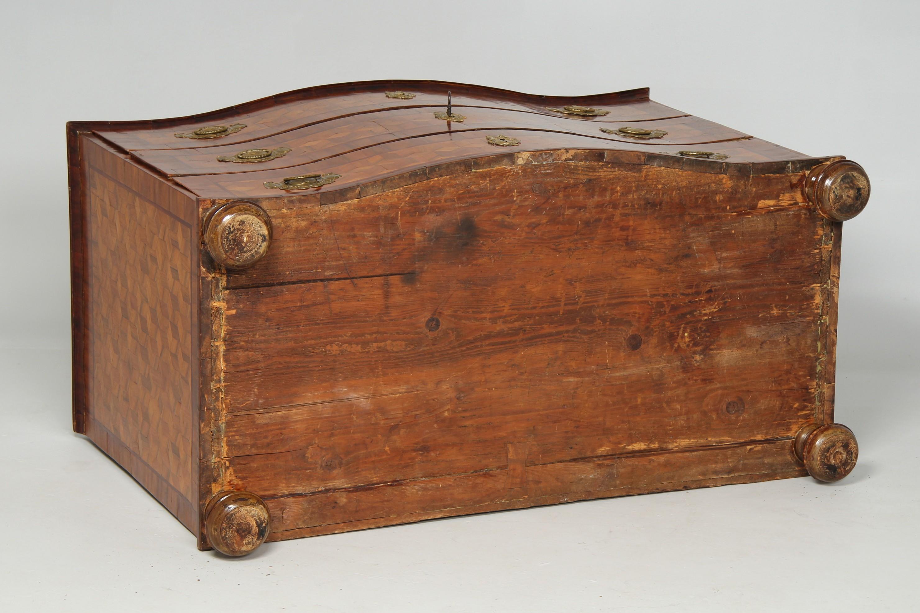18th Century Chest Of Drawers with Trompe-l'œil Marquetry, Germany, circa 1770 For Sale 10