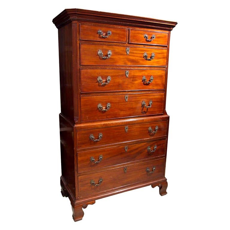 18th  Century Chest On Chest For Sale