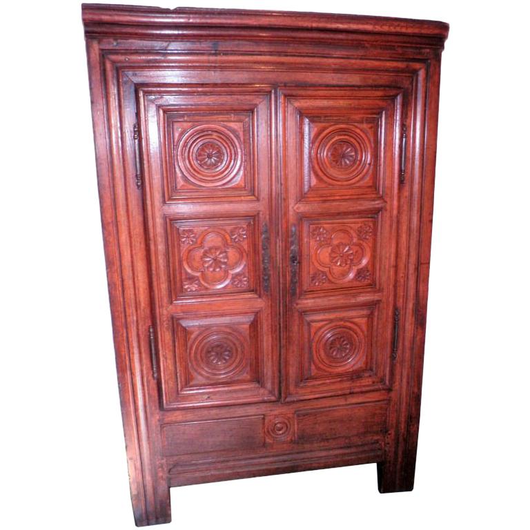 18th Century Chestnut Armoire For Sale