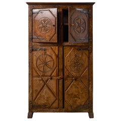 Armario de Castaño del Siglo XVIII de la Región Vasca, Francia