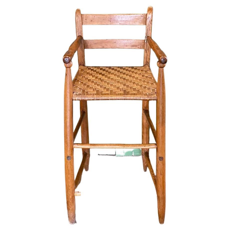 18th Century Child's Thumb Back Windsor High Chair