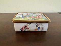 18th Century Chinese Beijing enamel snuff  box