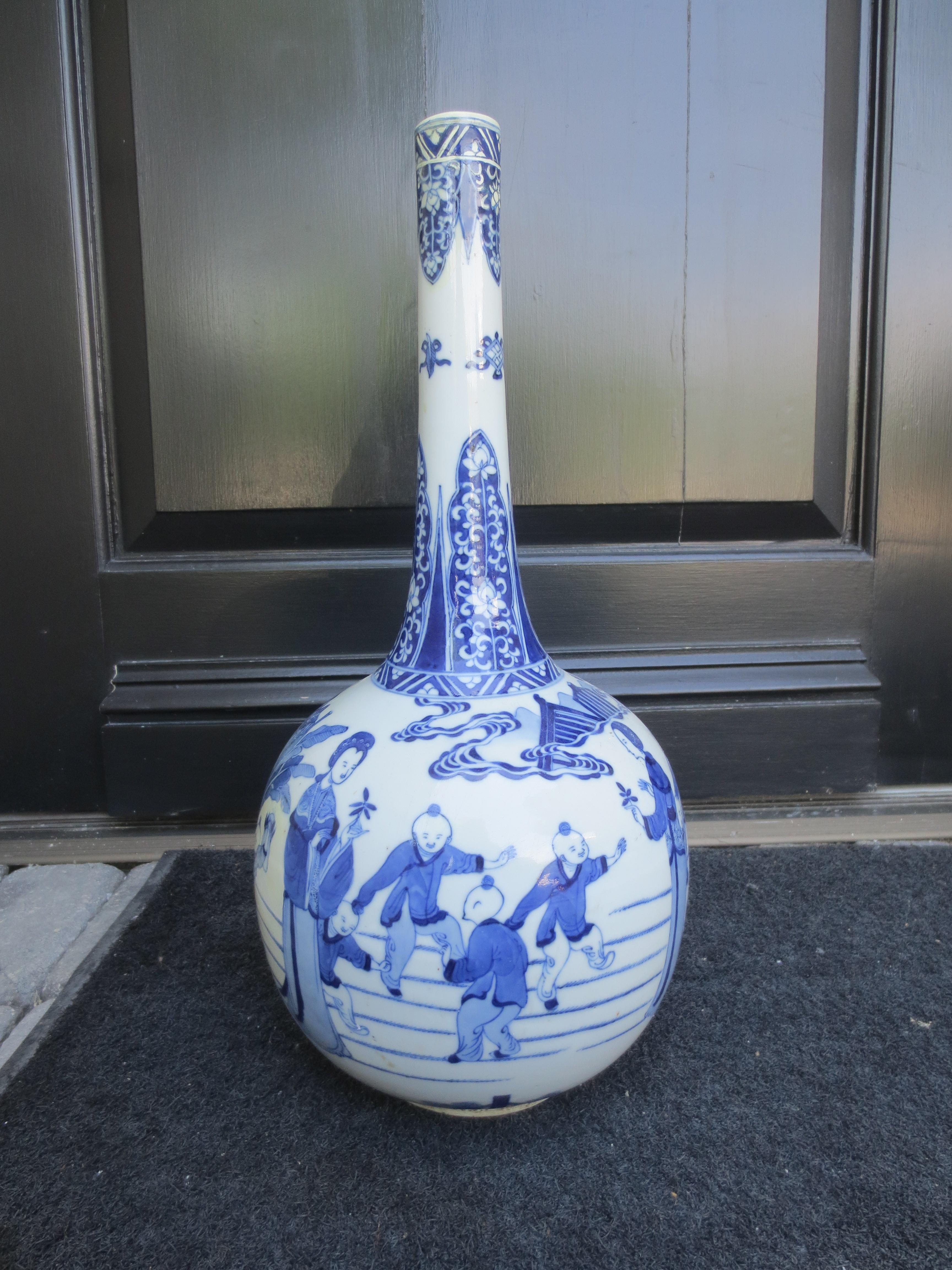 18th Century Chinese blue and white vase
8
