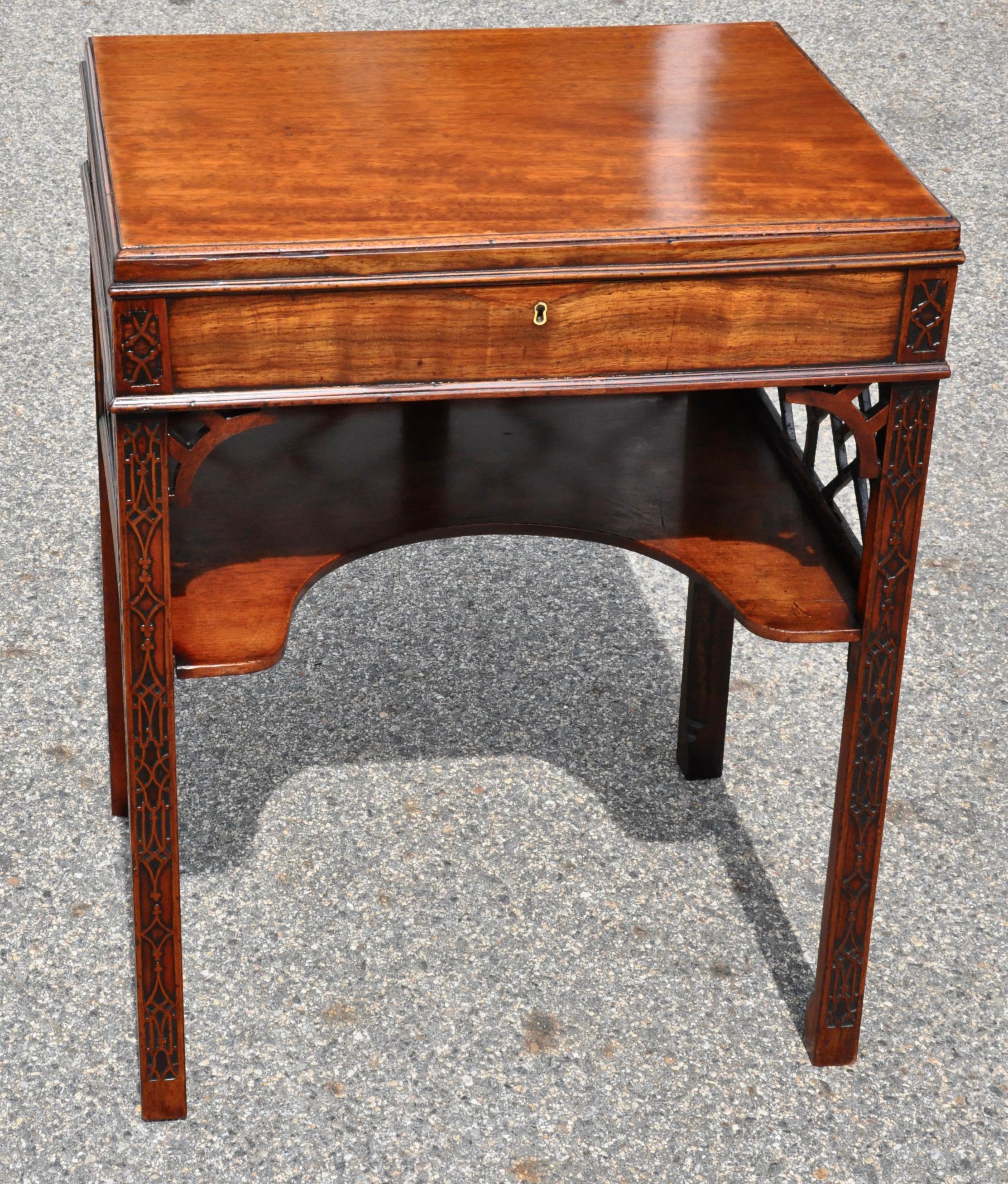 chippendale side table