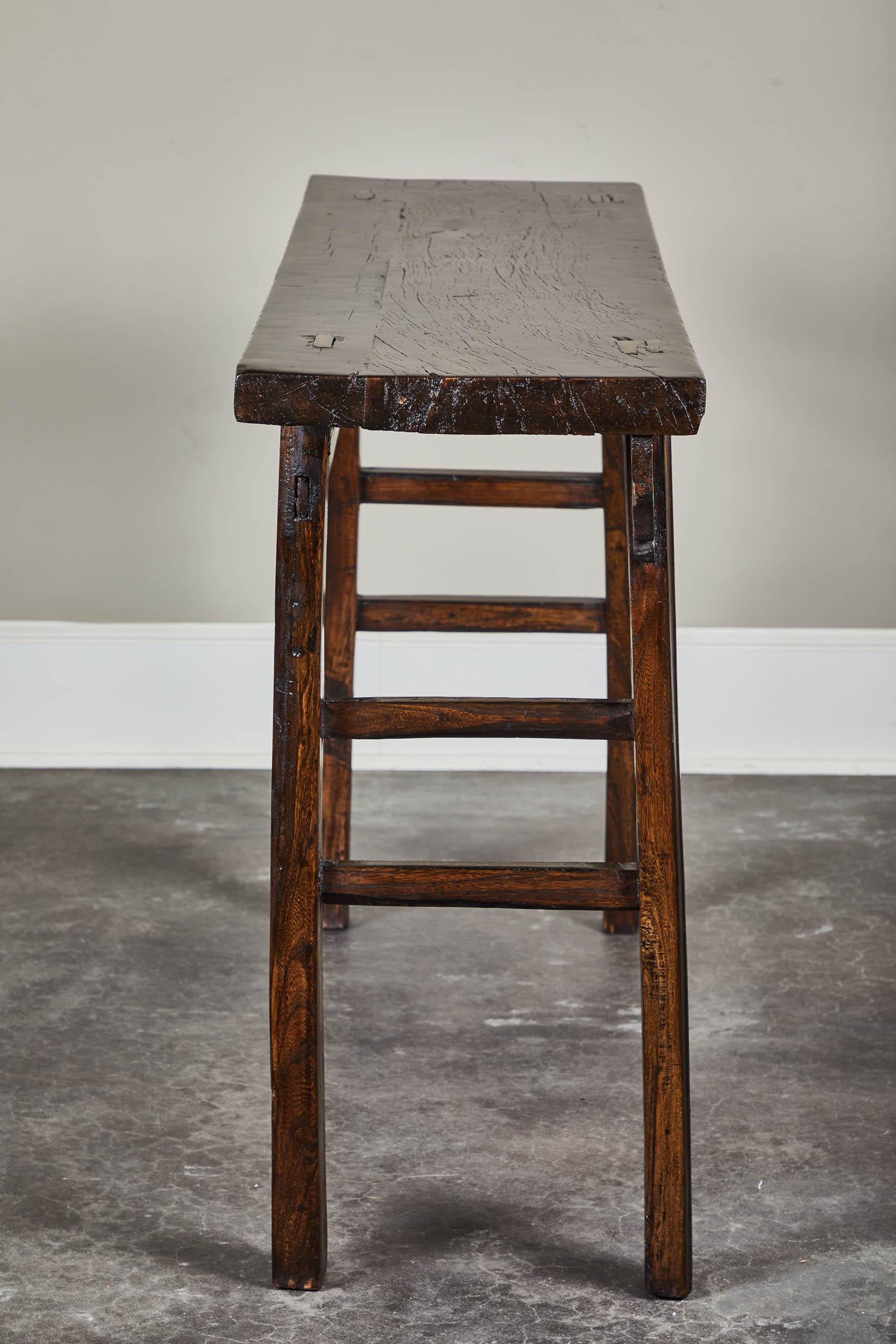 18th Century Chinese Elm Altar Table 1