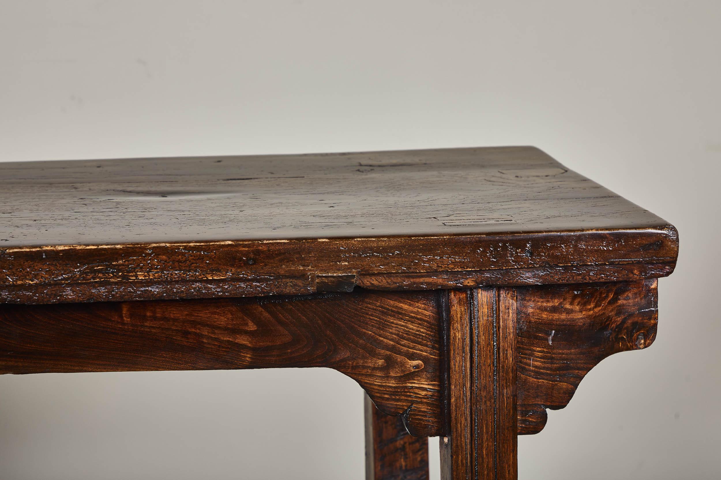 18th Century Chinese Elm Altar Table 4