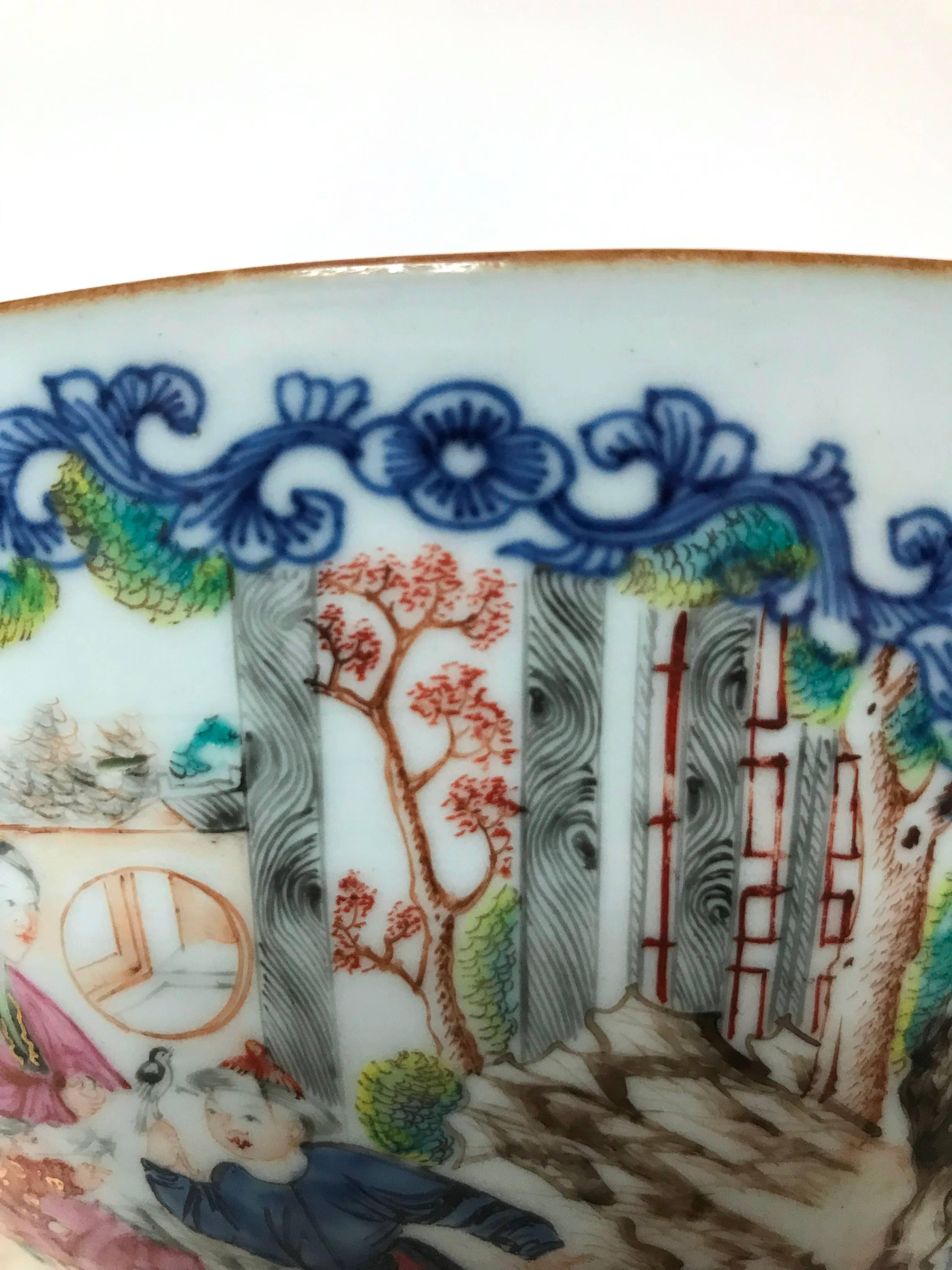 18th Century Chinese Export Bowl For Sale 7