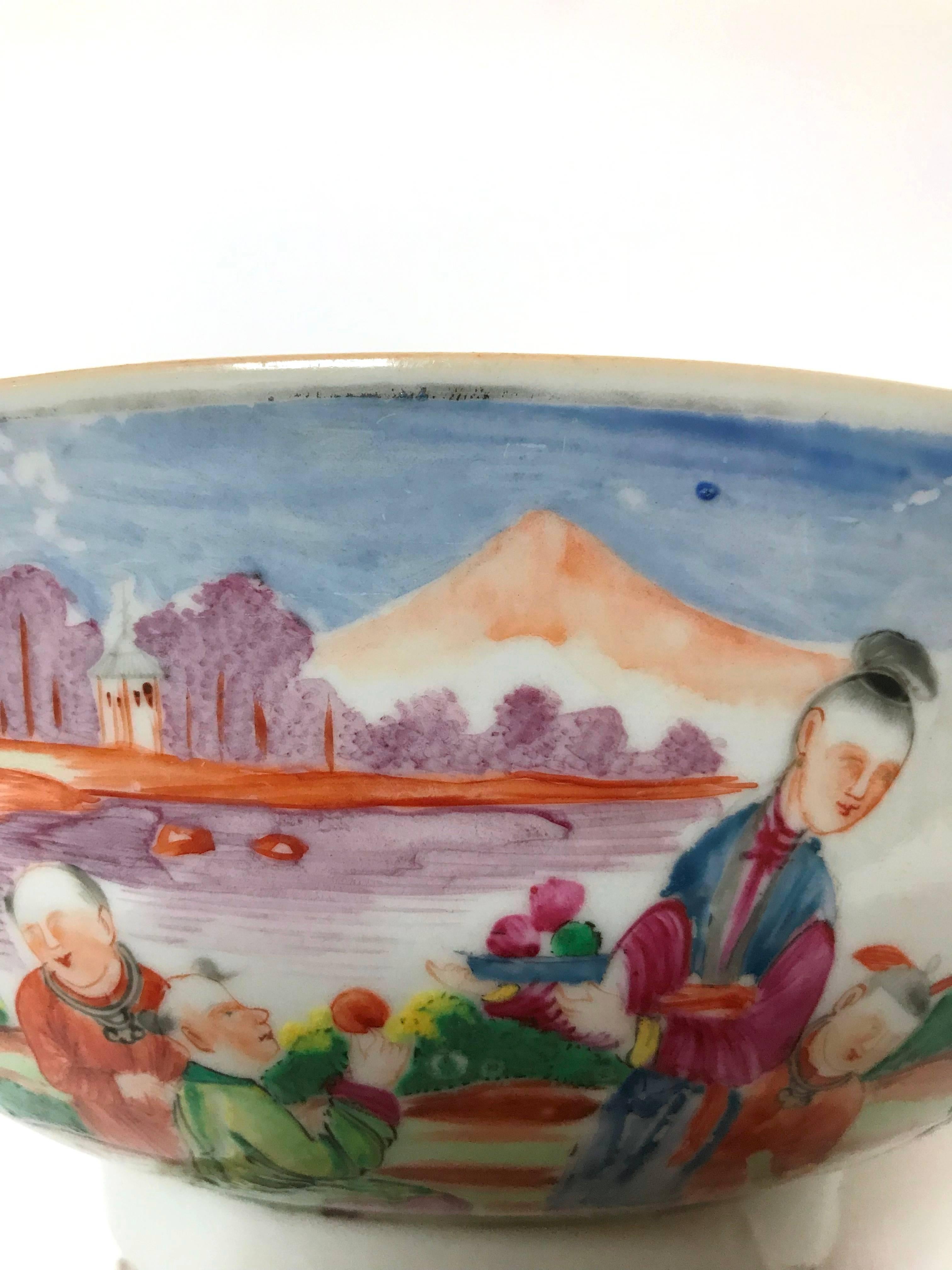 18th Century and Earlier 18th Century Chinese Export Bowl For Sale