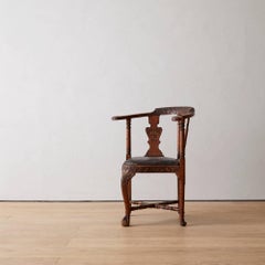 18th Century Chinese Export Corner Seat