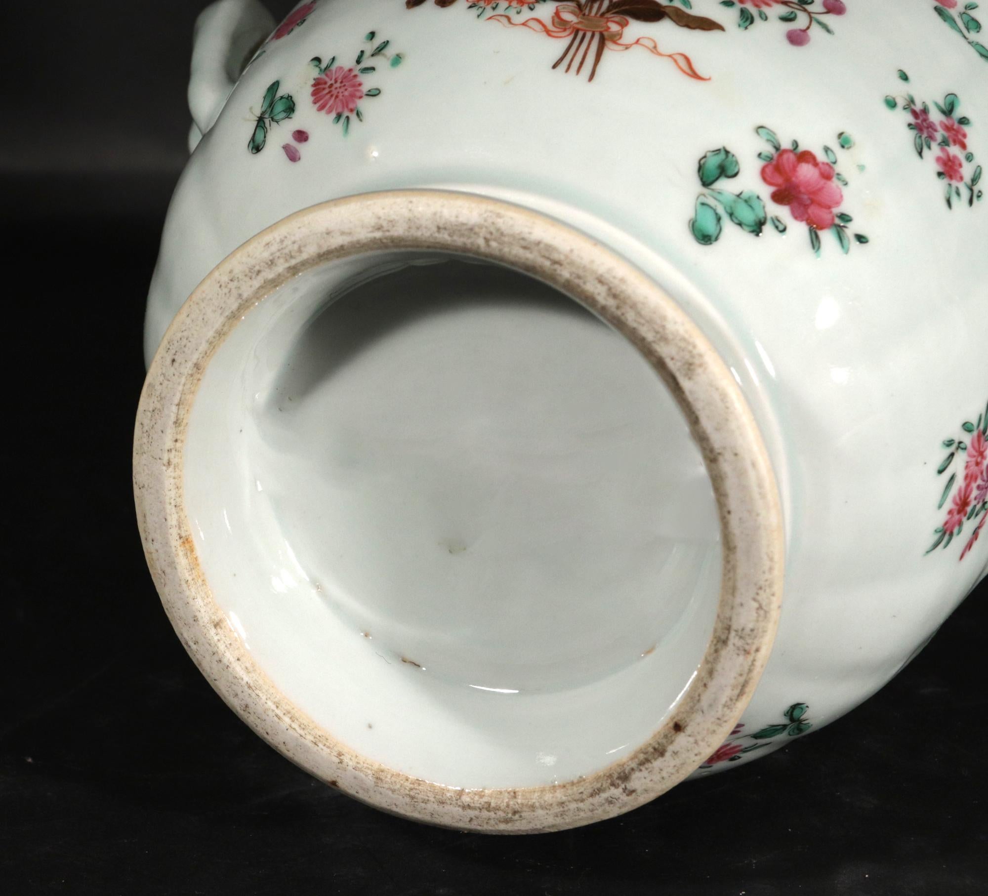18th-century Chinese Export Porcelain Famille Rose Wine Cooler im Angebot 4