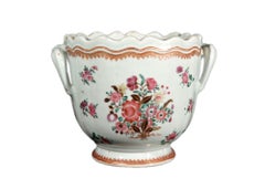 18th-century Chinese Export Porcelain Famille Rose Wine Cooler