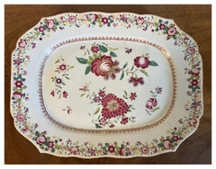 18th century Chinese Export Porcelain Platter in Famille Rose Palette