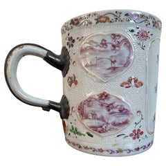18th Century Chinese Famille Rose Tankard