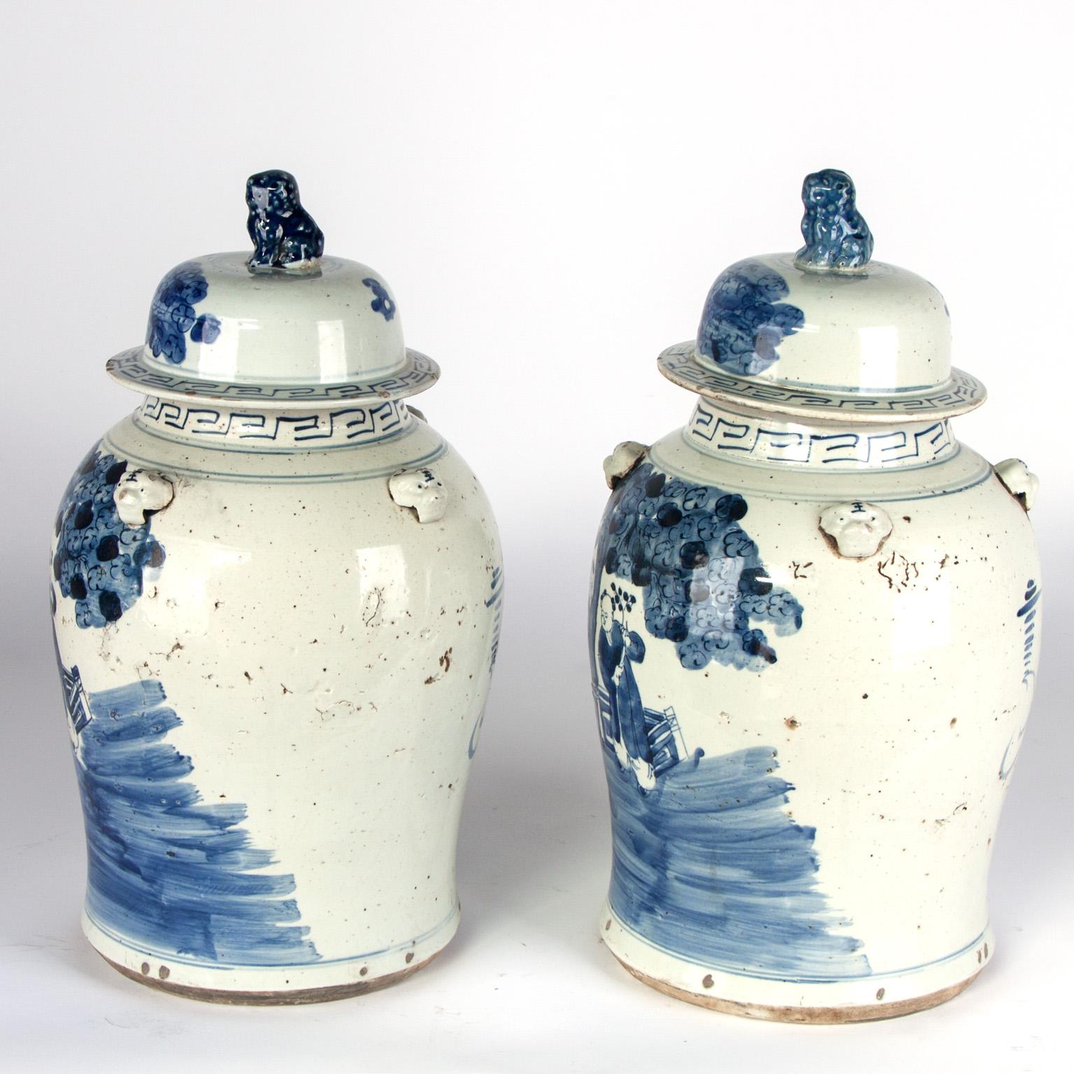 Beautiful set of Chinese ginger jars
18th century or earlier.
 