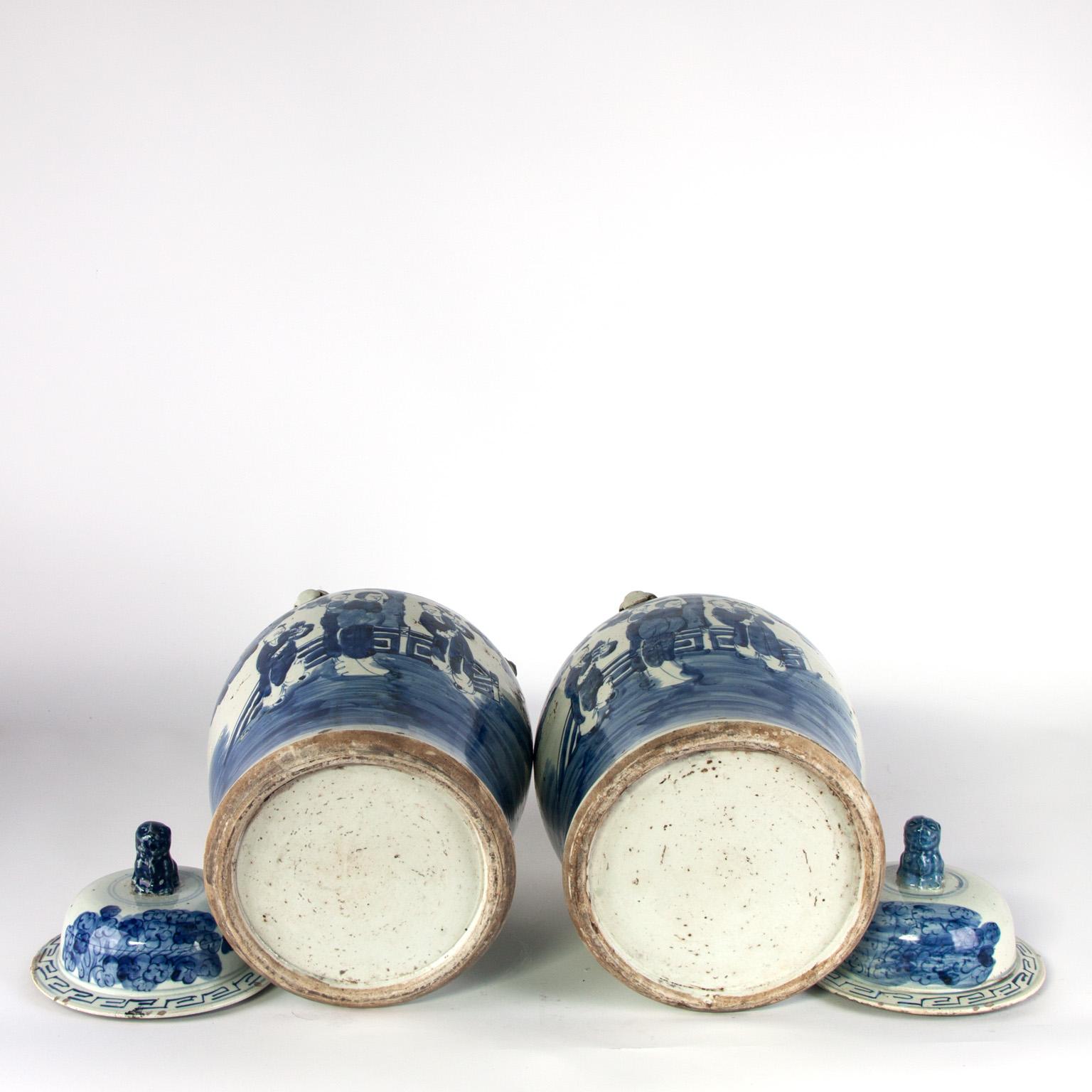18th Century Chinese Ginger Jars In Good Condition For Sale In Esbeek, NL