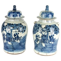 Antique 18th Century Chinese Ginger Jars