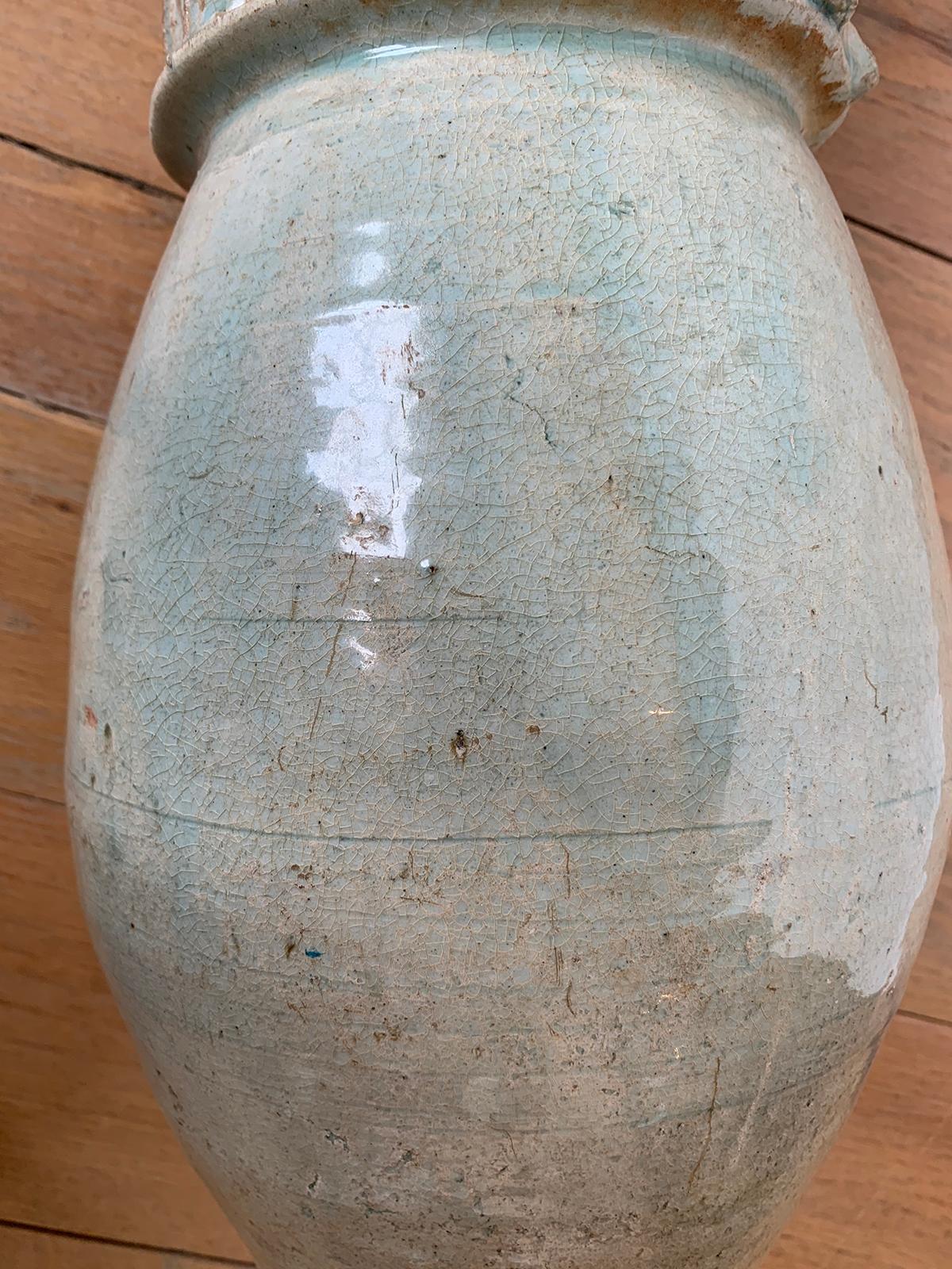 18th Century Chinese Glazed Pottery Hunping or Funerary Urn, Poss. Song Dynasty For Sale 7
