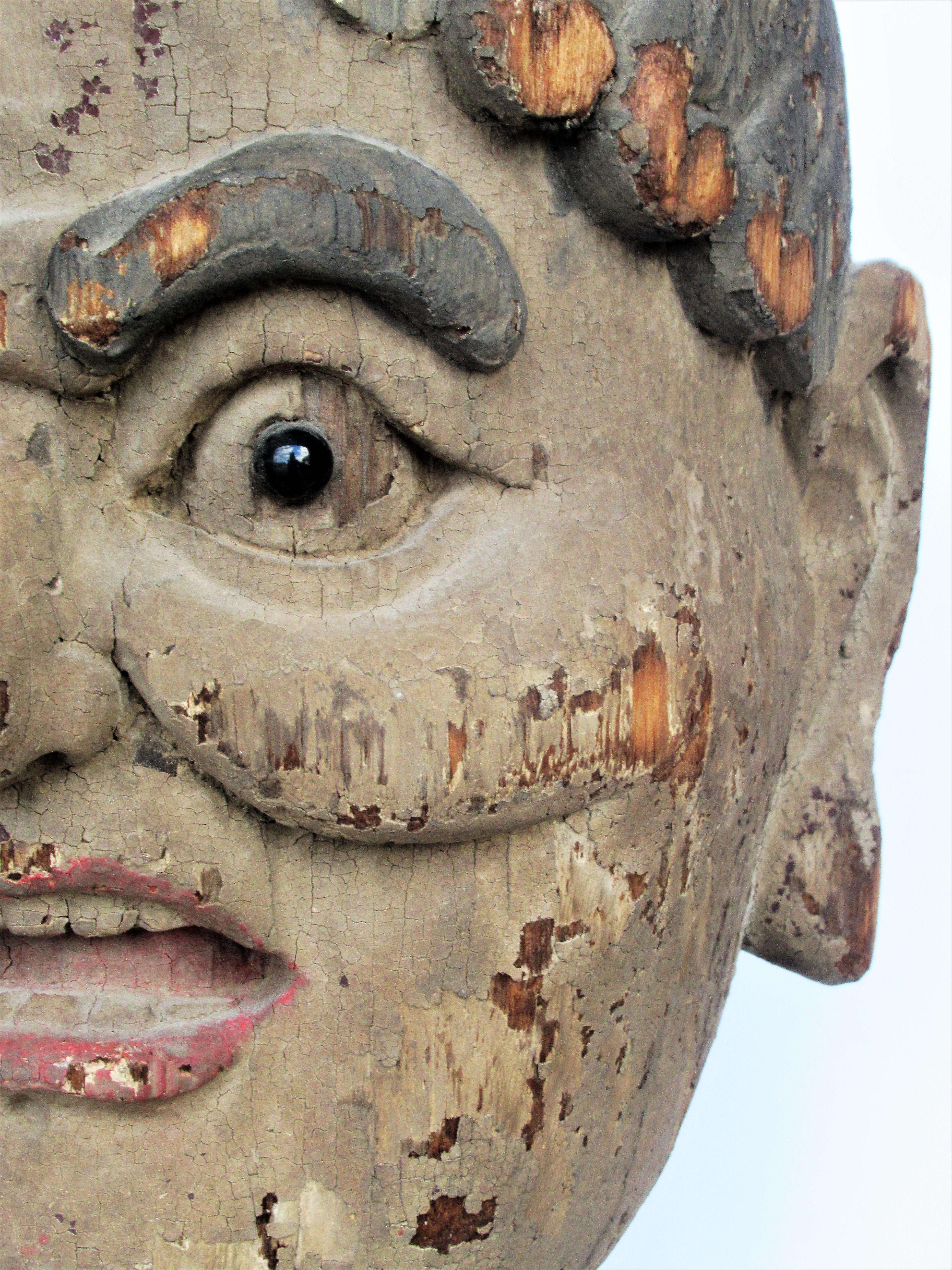 Antique Chinese Head of a Luohan 8