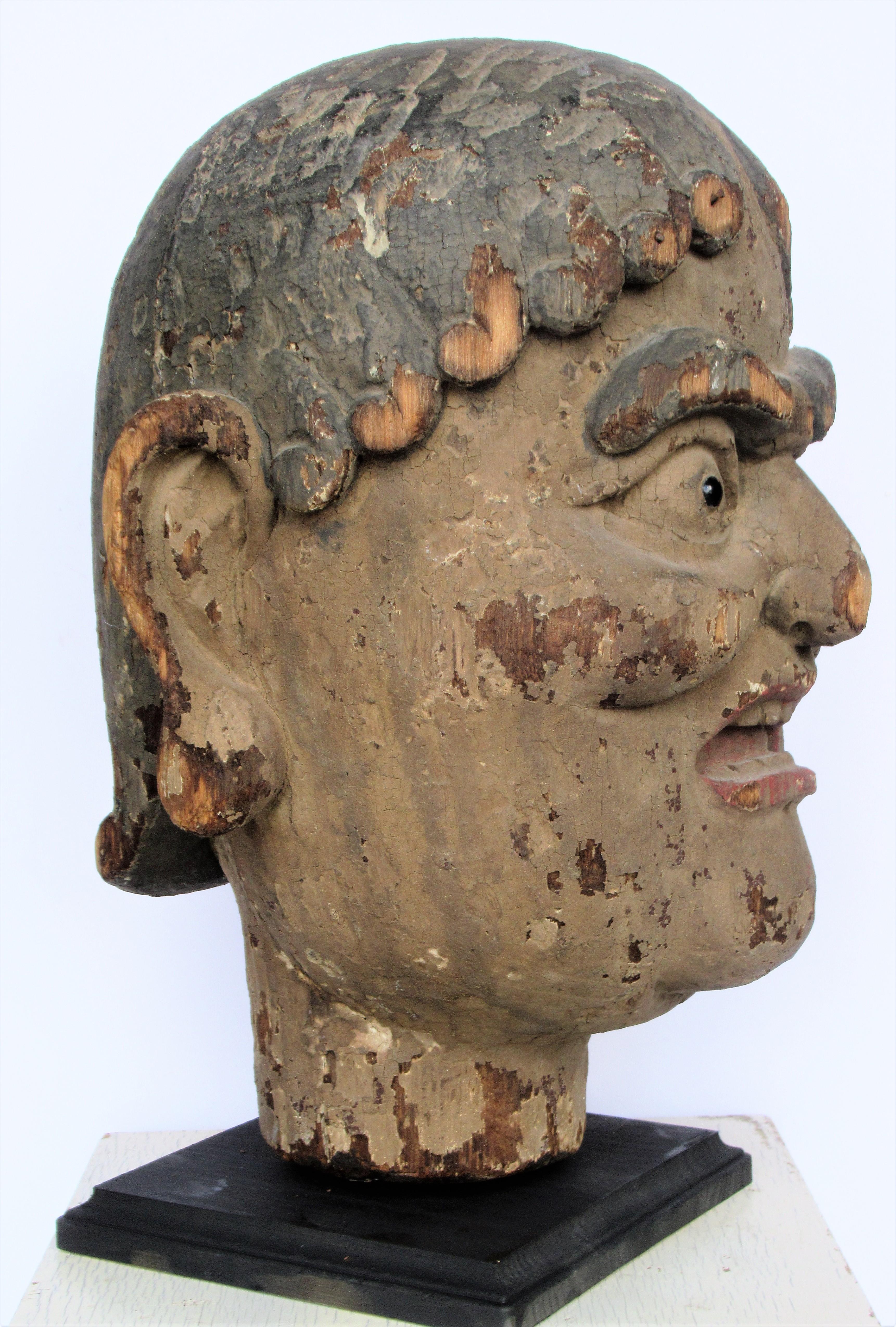 Antique Chinese Head of a Luohan 2