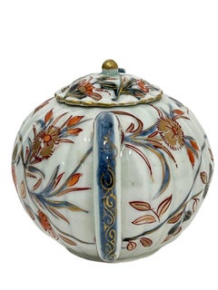 18th Century Chinese Imari Pumpkin Shaped Small Teapot